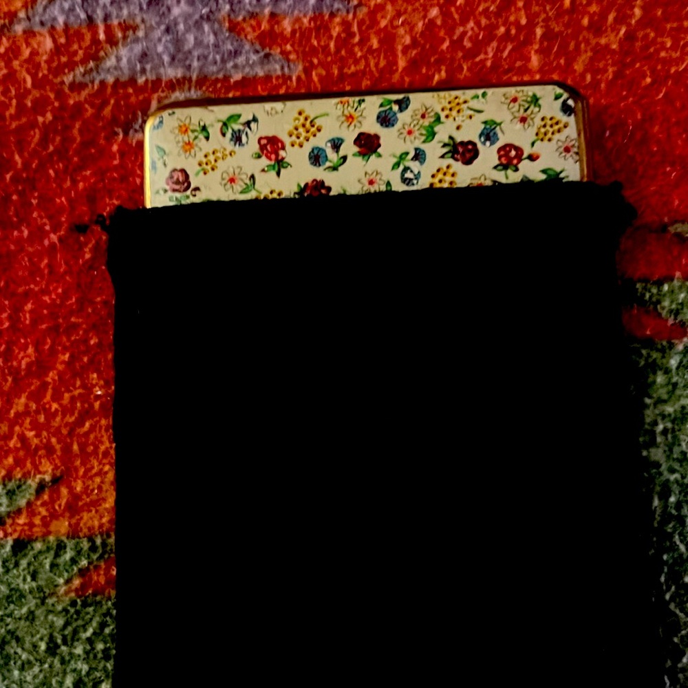 Very old antique cigarette case with cover
